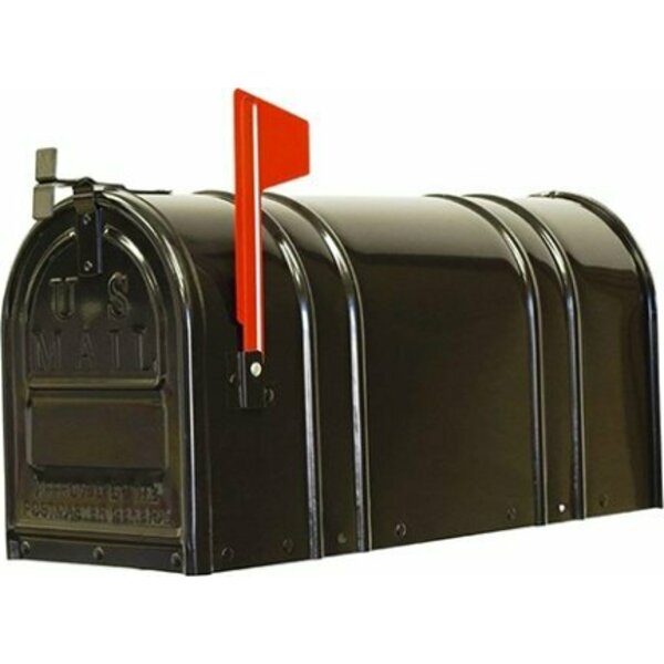 Fulton MAILBOX BLACK RURAL 1-1/2C-BLK